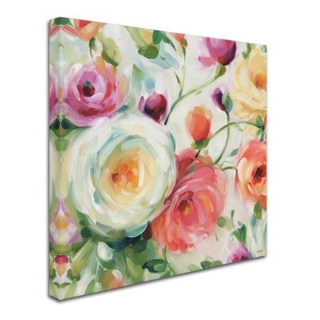 Trademark Fine Art Lisa Audit 'Florabundance IV' Canvas Art, 18x18 WAP01678-C1818GG